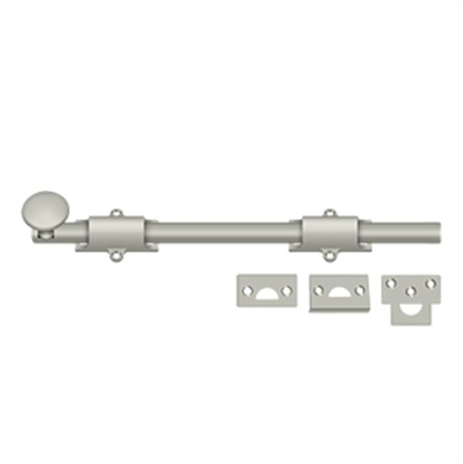 Deltana - 12'' Surface Bolt, HD - Brushed Nickel