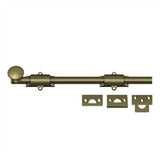 Deltana - 12'' Surface Bolt, HD - Antique Brass