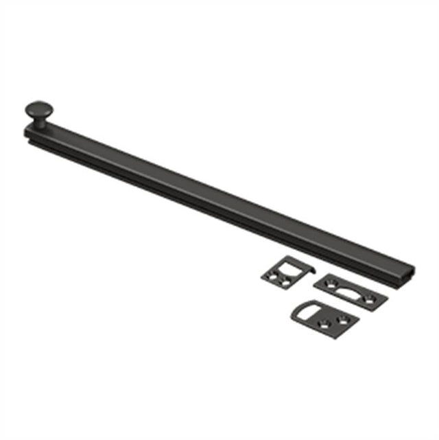 Deltana - 12'' Surface Bolt, Concealed Screw, HD - Oil-rubbed Bronze