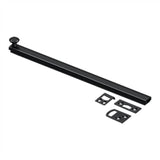 Deltana - 12'' Surface Bolt, Concealed Screw, HD - Paint Black