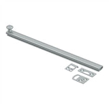 Deltana - 12'' Surface Bolt, Concealed Screw, HD - Brushed Chrome