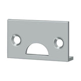 Deltana - Angle Strike, Solid Brass - Brushed Chrome