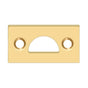 Deltana - Mortise Strike, Solid Brass - PVD Polished Brass