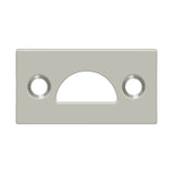 Deltana - Mortise Strike, Solid Brass - Brushed Nickel