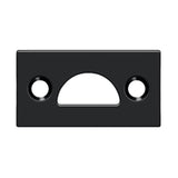 Deltana - Mortise Strike, Solid Brass - Paint Black