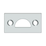 Deltana - Mortise Strike, Solid Brass - Polished Chrome
