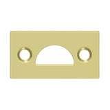 Deltana - Mortise Strike, Solid Brass - Polished Brass