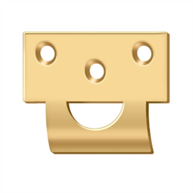 Deltana - Universal Strike, Solid Brass - PVD Polished Brass