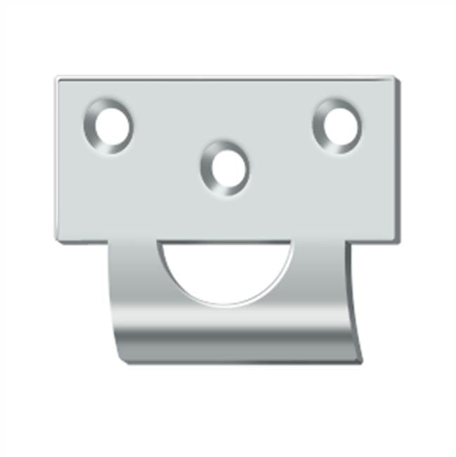 Deltana - Universal Strike, Solid Brass - Polished Chrome