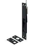 Deltana - 12'', 18'', 24'' and 39'' Extension Flush Bolt, Solid Brass - Paint Black