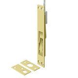 Deltana - 12'', 18'', 24'' and 39'' Extension Flush Bolt, Solid Brass - Polished Brass