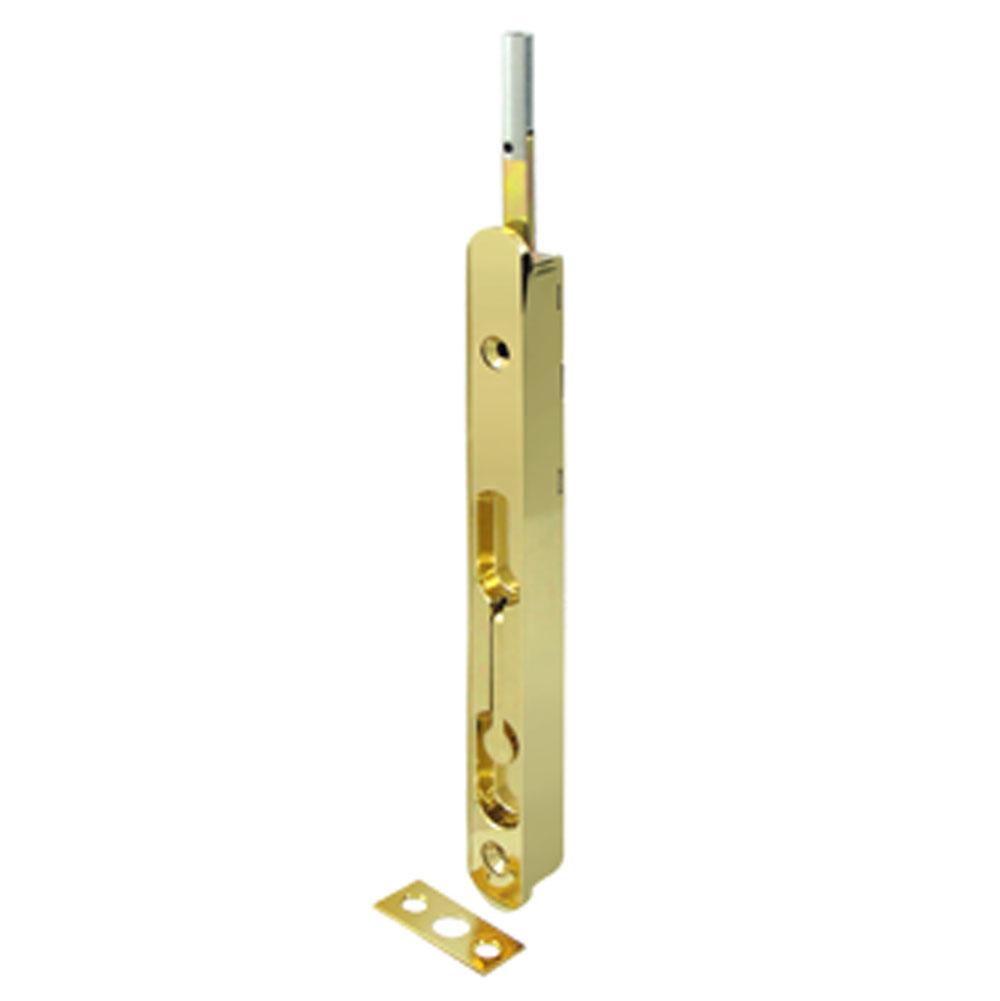 Deltana - 18'' Extension Flush Bolt, Zinc - Polished Brass