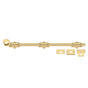 Deltana - 18'' Surface Bolt, HD - PVD Polished Brass