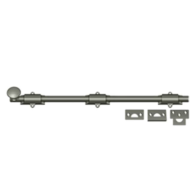 Deltana - 18'' Surface Bolt, HD - Antique Nickel