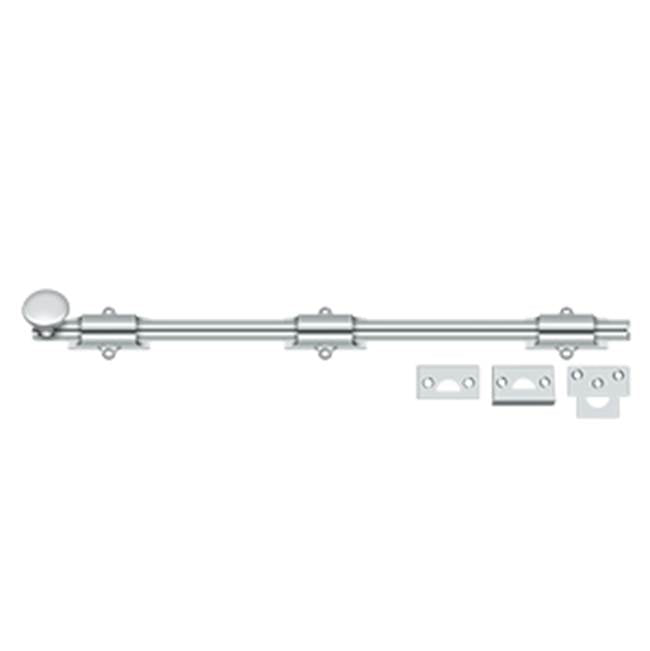 Deltana - 18'' Surface Bolt, HD - Polished Chrome