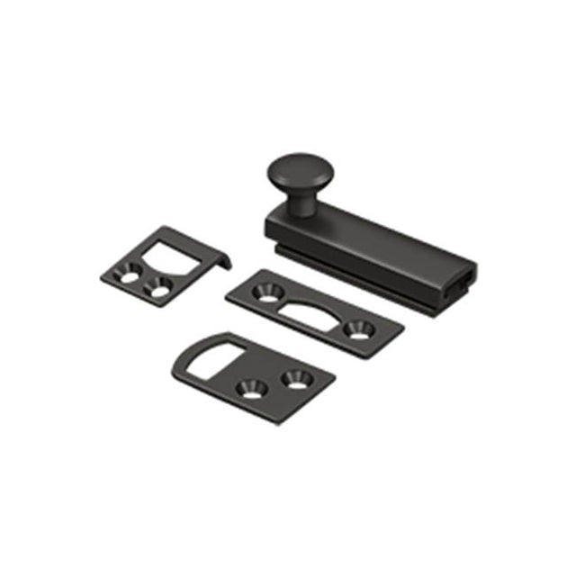 Deltana - 2'' Surface Bolt, Concealed Screw, HD - Oil-rubbed Bronze