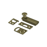 Deltana - 2'' Surface Bolt, Concealed Screw, HD - Antique Brass