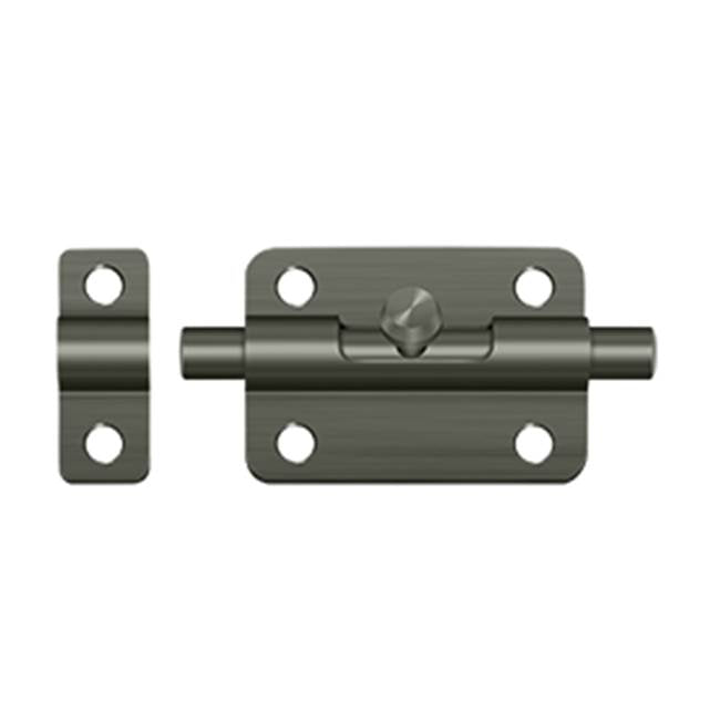 Deltana - 3'' Barrel Bolt - Antique Nickel