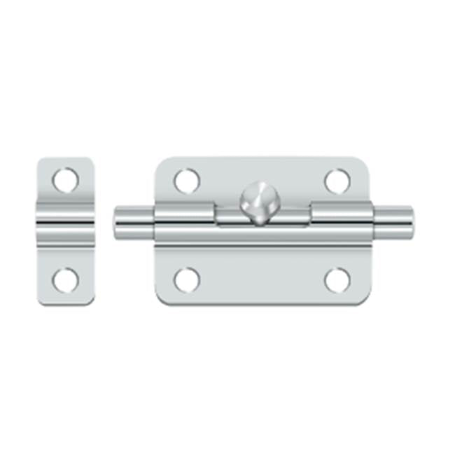 Deltana - 3'' Barrel Bolt - Polished Chrome
