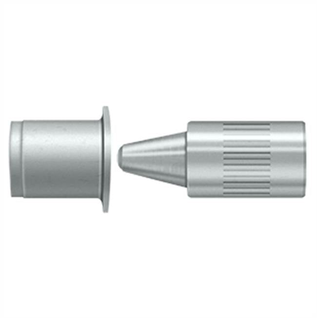 Deltana - Hinge Pin Stop, Door Mounted - Brushed Chrome