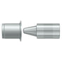 Deltana - Hinge Pin Stop, Door Mounted - Brushed Chrome