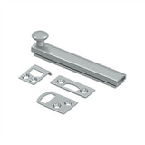 Deltana - 4'' Surface Bolt, Concealed Screw, HD - Brushed Chrome