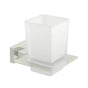 Deltana - Frosted Glass Tumbler Set, 55D Series - Polished Nickel