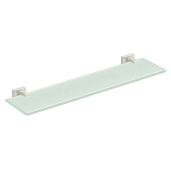 Deltana - 22'' Glass Shelf, 55D Series - Polished Nickel
