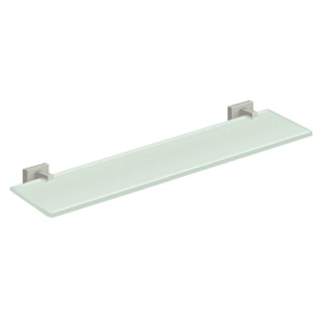 Deltana - 22'' Glass Shelf, 55D Series - Brushed Nickel
