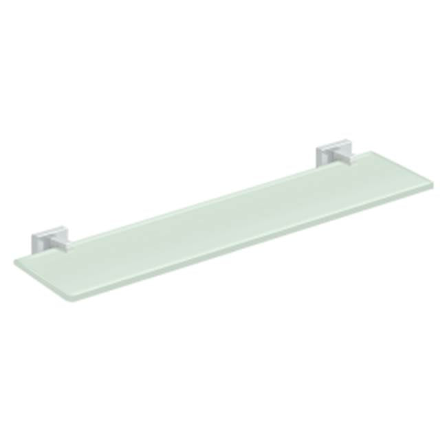 Deltana - 22'' Glass Shelf, 55D Series - Polished Chrome