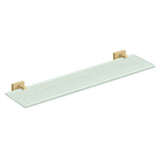 Deltana - 22'' Glass Shelf, 55D Series - Brushed Brass