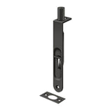 Deltana - 6'' Flush Bolt, HD Round - Oil-rubbed Bronze