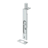 Deltana - 6'' Flush Bolt, HD, Square - Polished Chrome
