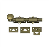 Deltana - 6'' Surface Bolt, HD - Antique Brass