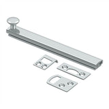 Deltana - 6'' Surface Bolt, Concealed Screw, HD - Polished Chrome