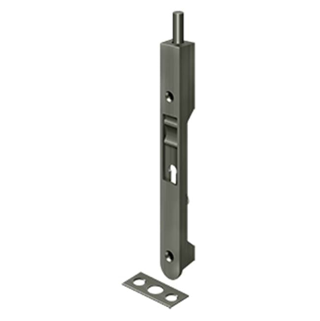 Deltana - 7'' Flush Bolt, HD - Antique Nickel
