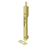 Deltana - 7'' Flush Bolt, HD - Polished Brass