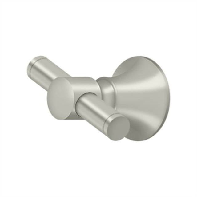 Deltana - Double Robe Hook 88, Series - Brushed Nickel