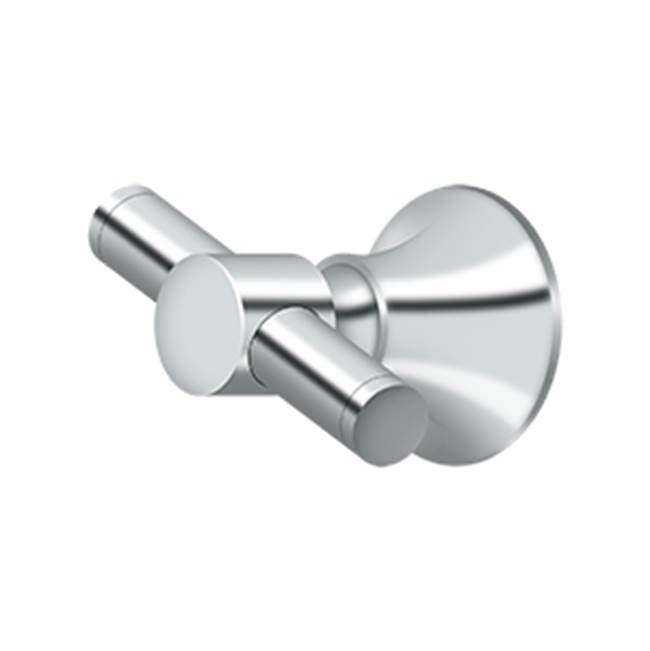 Deltana - Double Robe Hook 88, Series - Polished Chrome