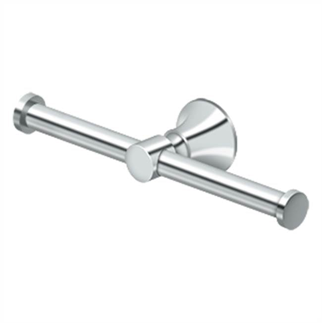 Deltana - Double Toilet Paper Holder, 88 Series - Polished Chrome