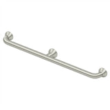 Deltana - 36'' Grab Bar w/Center Post, 88 Series - Brushed Nickel