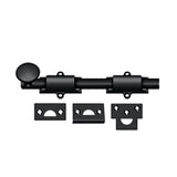 Deltana - 8'' Surface Bolt, HD - Paint Black