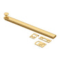Deltana - 8'' Surface Bolt, Concealed Screw, HD - PVD Polished Brass
