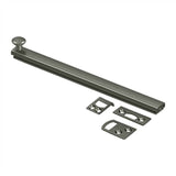 Deltana - 8'' Surface Bolt, Concealed Screw, HD - Antique Nickel