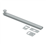 Deltana - 8'' Surface Bolt, Concealed Screw, HD - Brushed Chrome