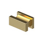 Deltana - Contemporary Knob, Anvil, 3/4'' x 1-1/2'' x 7/8'' - PVD Polished Brass