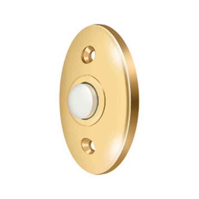 Deltana - Bell Button, Standard - PVD Polished Brass