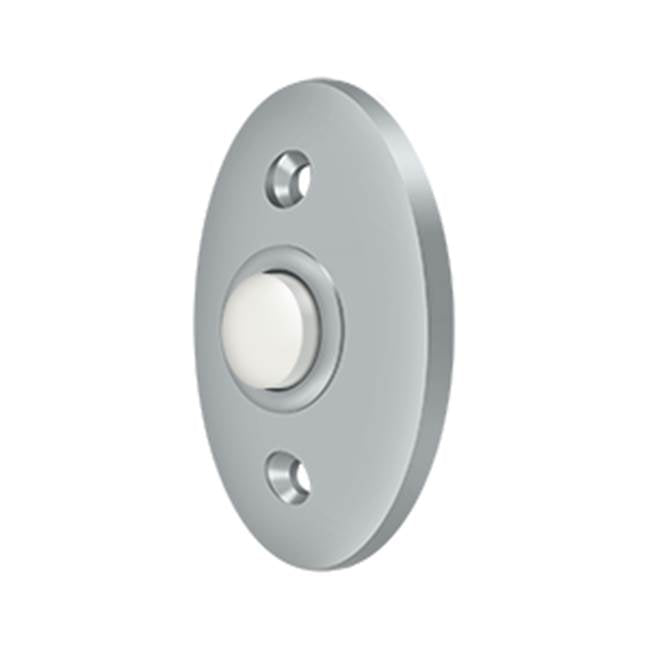 Deltana - Bell Button, Standard - Brushed Chrome