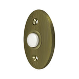 Deltana - Bell Button, Standard - Antique Brass