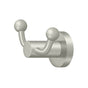 Deltana - Double Robe Hook, BBN Series - Brushed Nickel